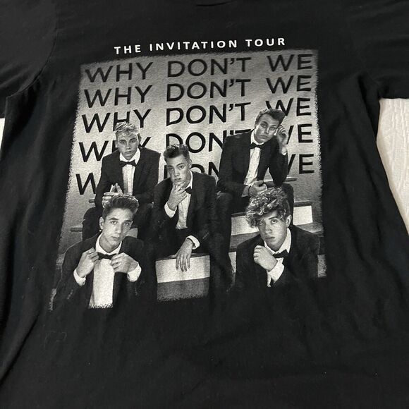 Why Don’t We- The Invitation Tour Shirt Sz S - Picture 2 of 6